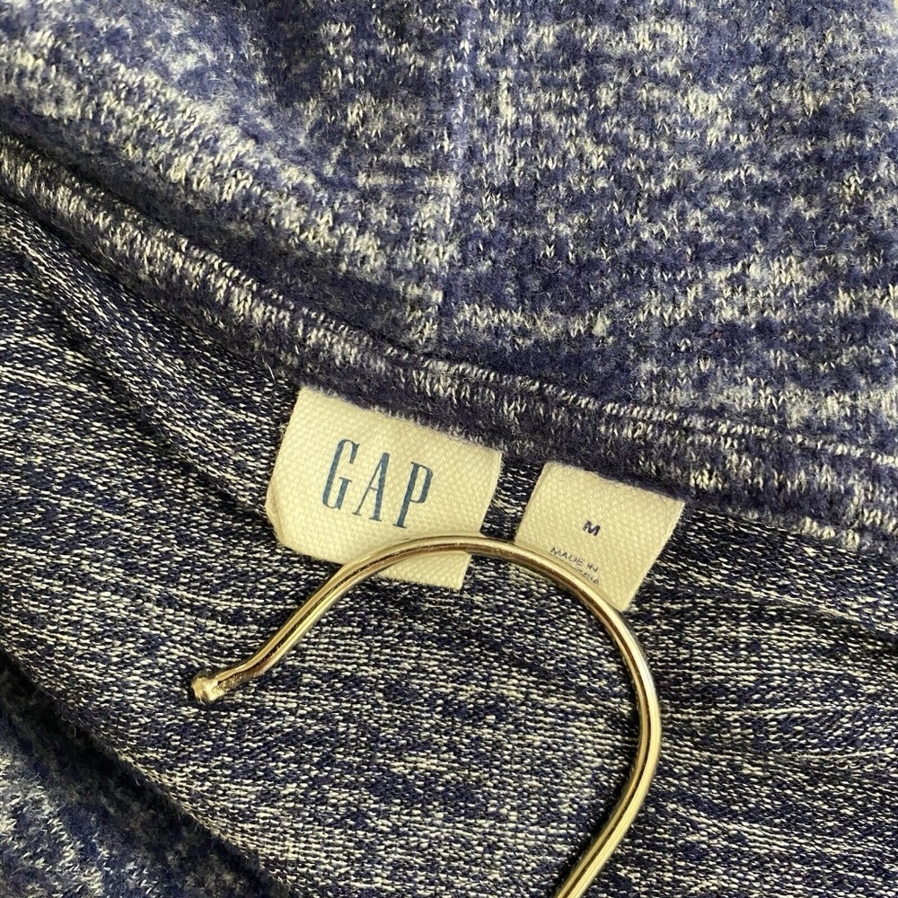 Gap Fleece Hoodie Top Womens Size Medium Long Sleeves - Picture 4 of 4